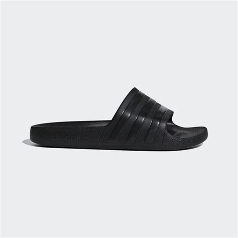 adidas aqua adilette zwart|adidas adilette aqua slides.